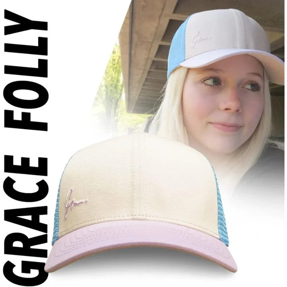 ❤️Women Blue Beach Trucker Hats for Women- Snapback Baseball Cap for Summer - Picture 6 of 9